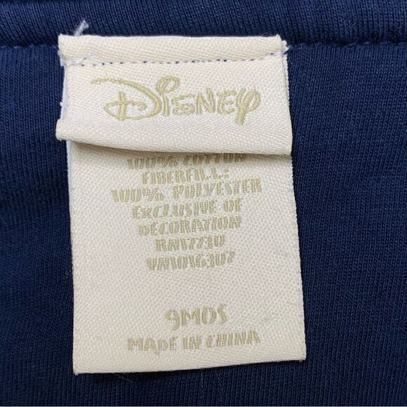 Disney 9 Months Classic Pooh Navy Blue Fleece Hooded Pram Winter Suit - Picture 10 of 13